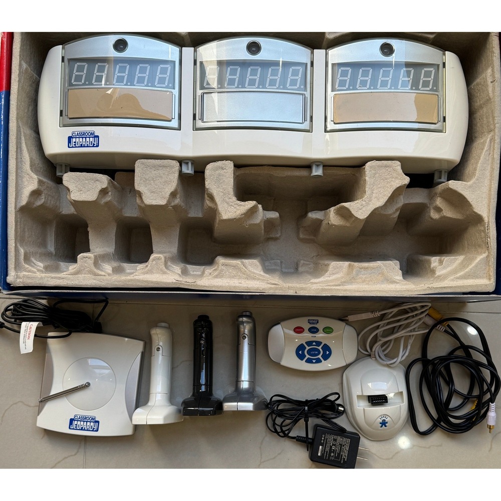 Educational Insights Classroom Jeopardy Wireless Game System Grade 3 Set
